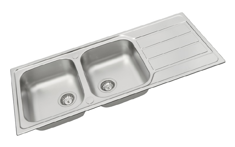 Double drainer sink