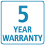 5-YEAR-WARRANTY