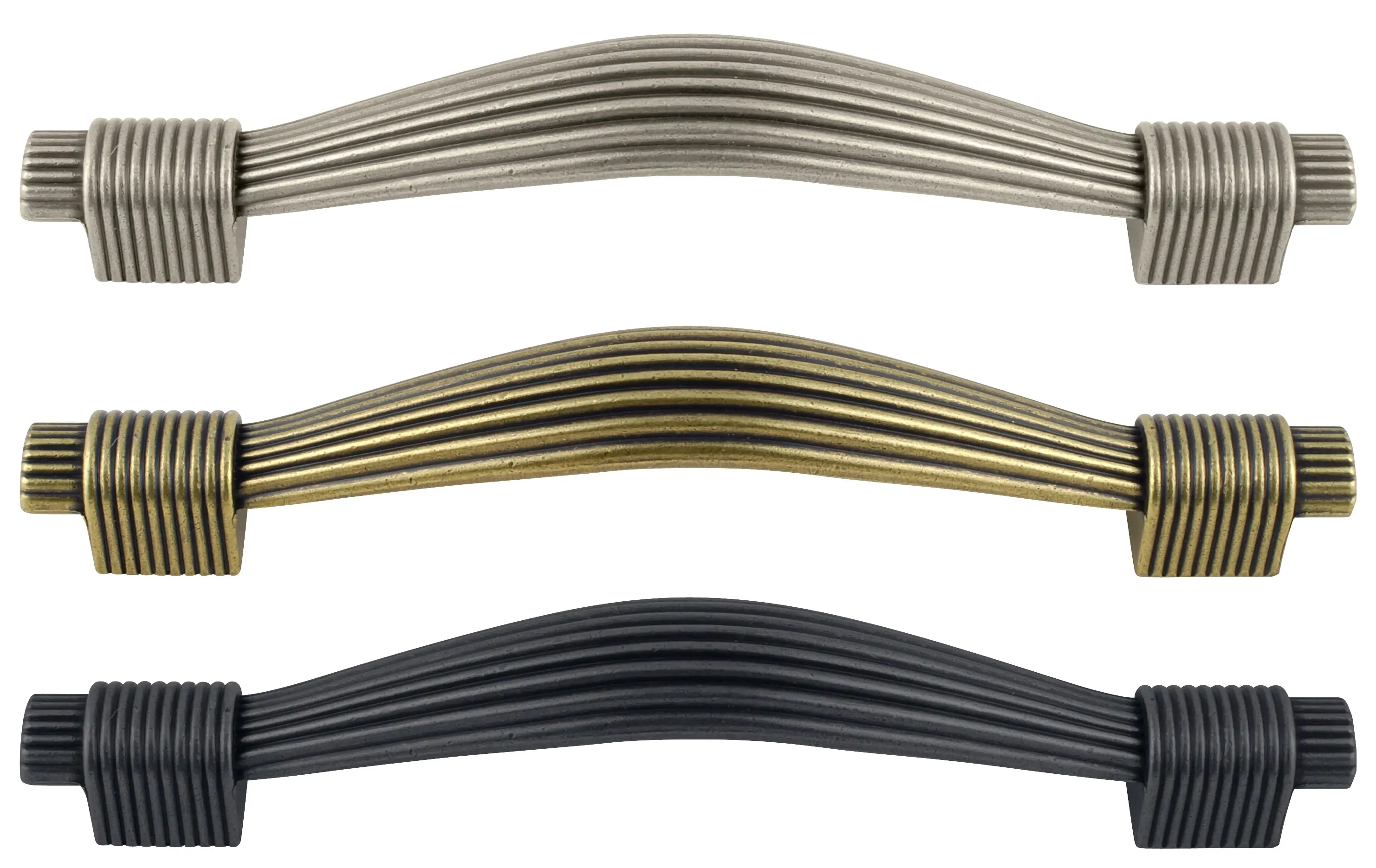 Reeded kitchen handles