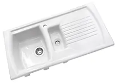 Ceramic sink drainer