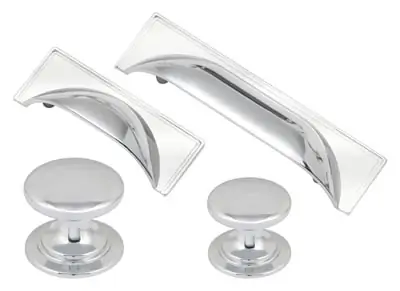 windsor chrome handle knob