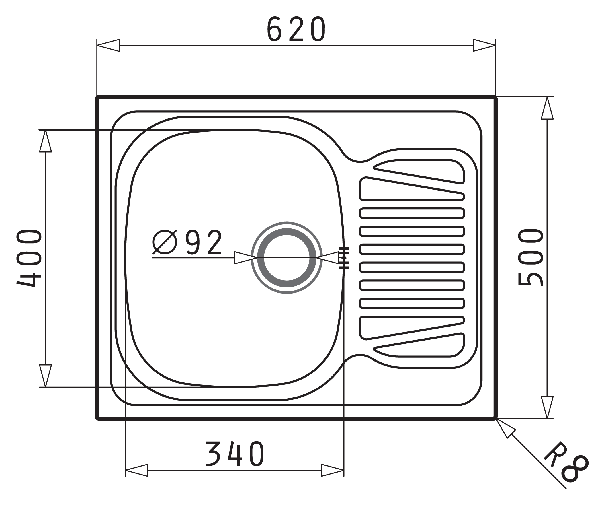 sparta sink drawing