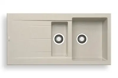 cream granite sinks