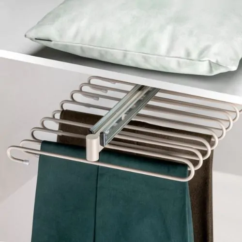 pull-out trouser rail