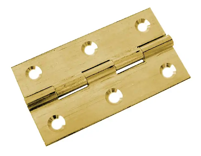 Electro Brass Butt Hinge