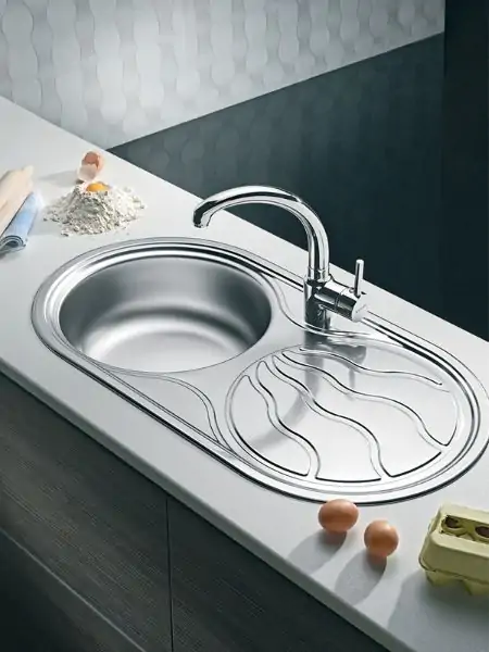 Round Bowl Reversible Sink