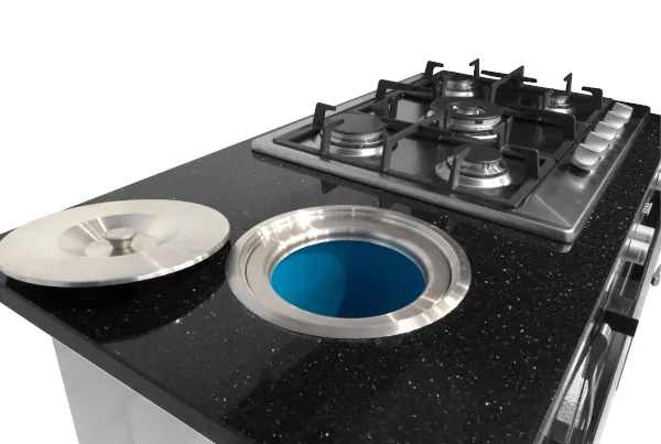 worktop counter bin