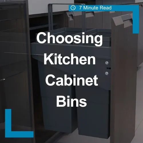 Choosing kitchen bins