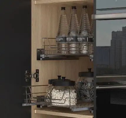Soft close wire basket