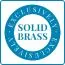 solid brass
